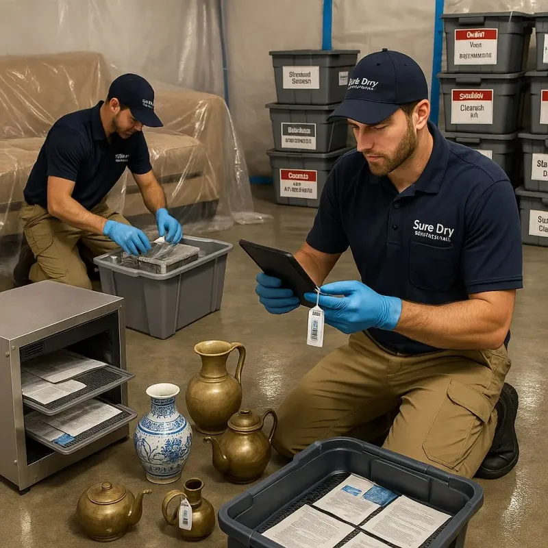 Content Protection and Restoration process in Flowing Wells, AZ