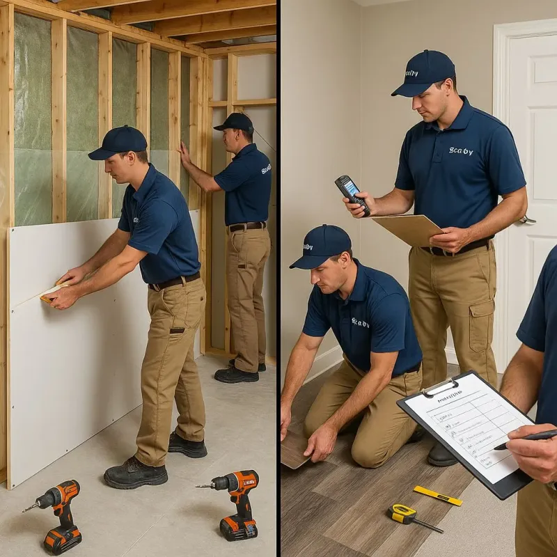 Repairs and Reconstruction process in Flowing Wells, AZ